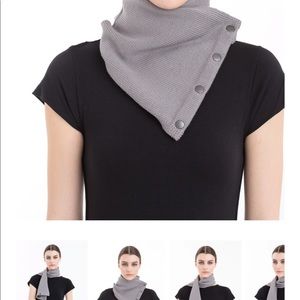Merino wool convertible neck warmer